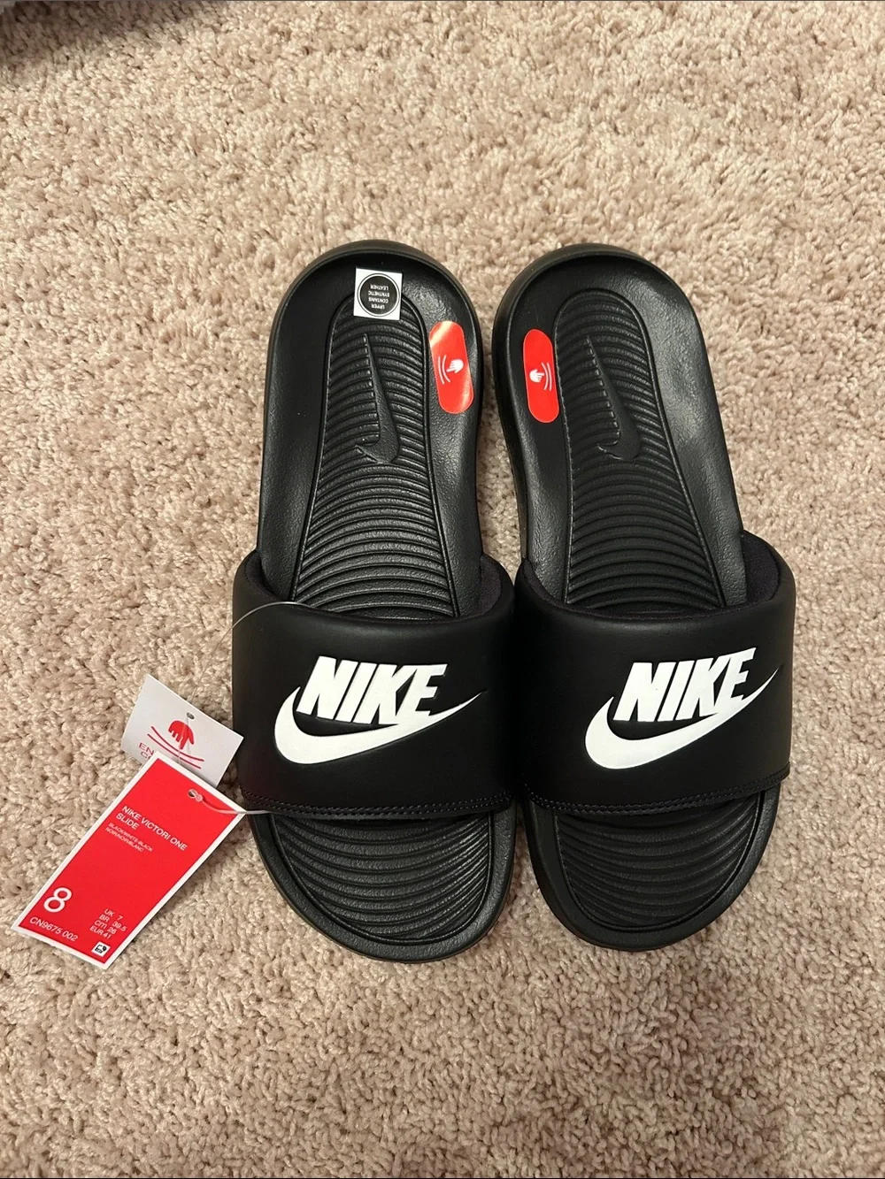 NWT Black Nike Slides
